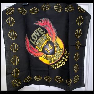 (2) Harley Davidson Love Ride Bandanas